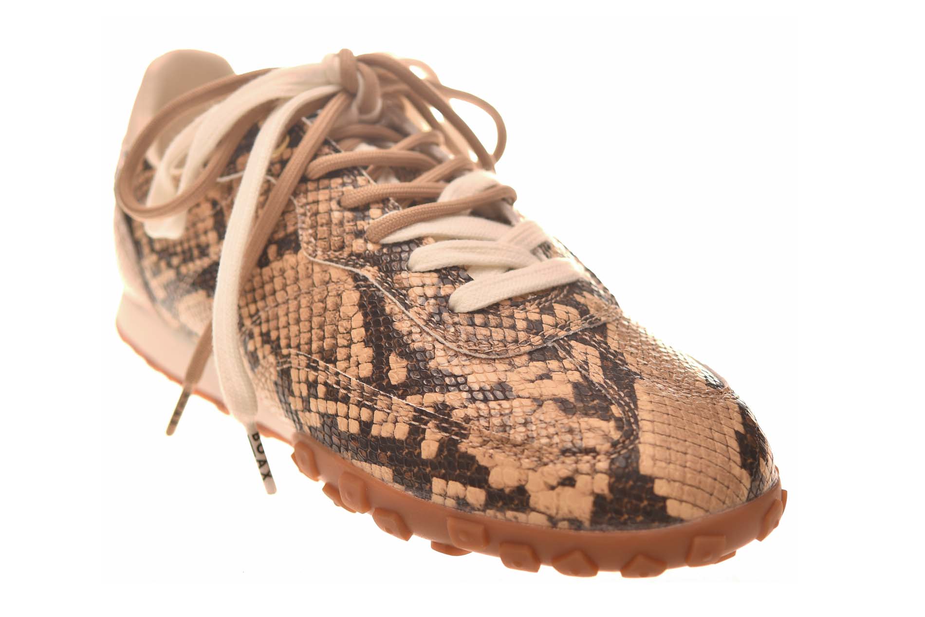 Boax sneaker beige bruin slangprint - Afbeelding 2