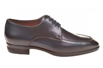 Greve veterschoen donkerblauw leer H-wijdte