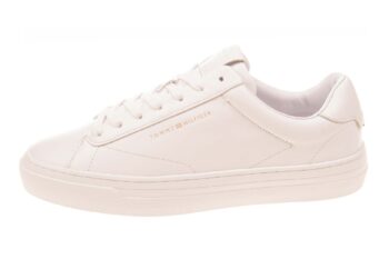 Tommy Hilfiger sneaker wit leer