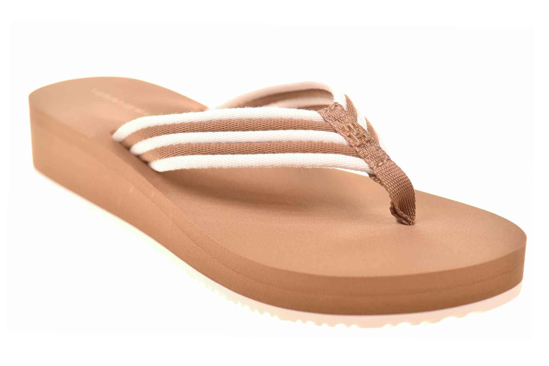 Tommy Hilfiger teenslipper beige - Afbeelding 2