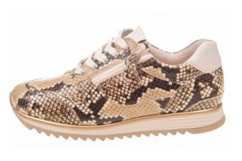 Hassia sneaker slangenprint leer