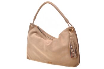 Tommy Hilfiger schoudertas bruin suede