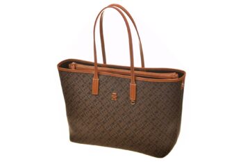 Tommy Hilfiger schoudertas zand suede