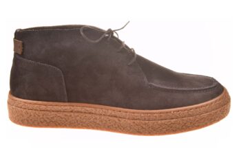 Kebo halfhoge veterschoen blauw suede