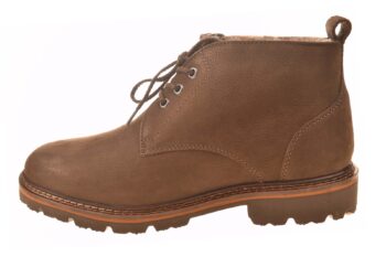 Sioux vachtgevoerde boot leer bruin