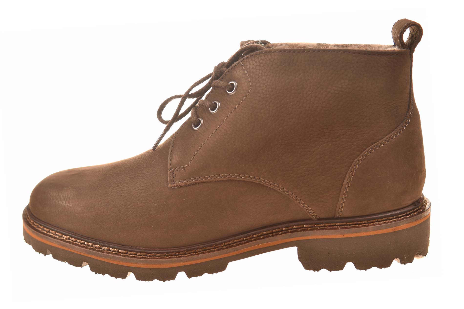 Sioux vachtgevoerde boot leer bruin