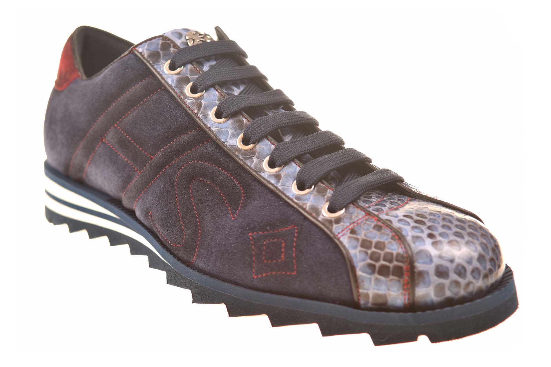 Harris veterschoen blauw suede - Afbeelding 2