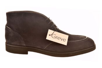 Greve veterboot blauw suede lichtgewicht