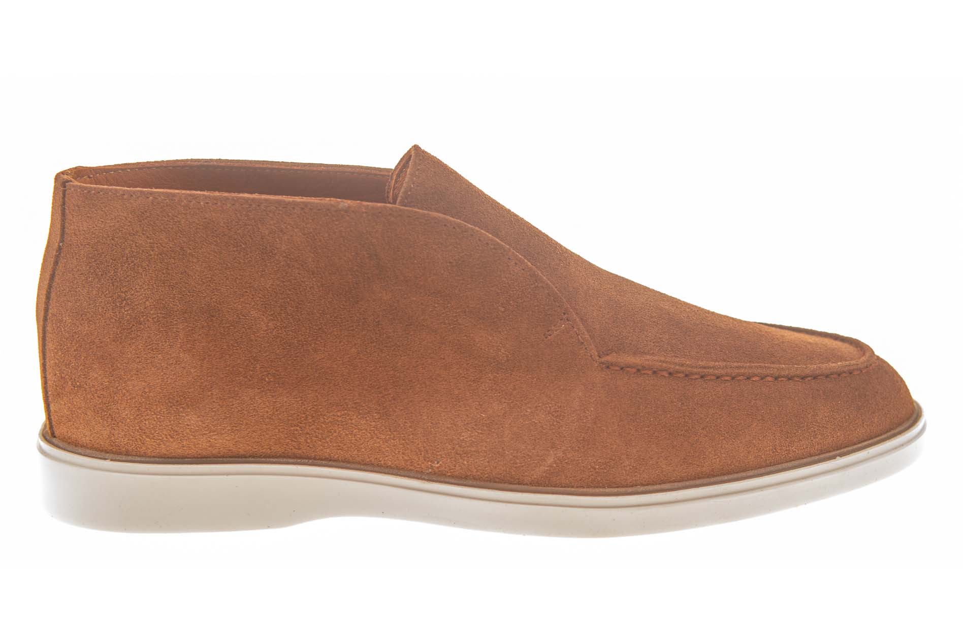 San Rossini halfhoge instapper cognac suede