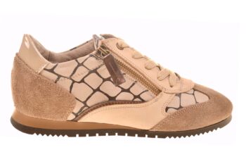 DL Sport sneaker giraffeprint beigetinten