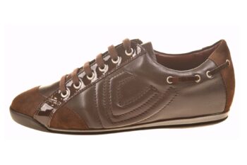 La Cabala veterschoen bruin leer met suede accenten