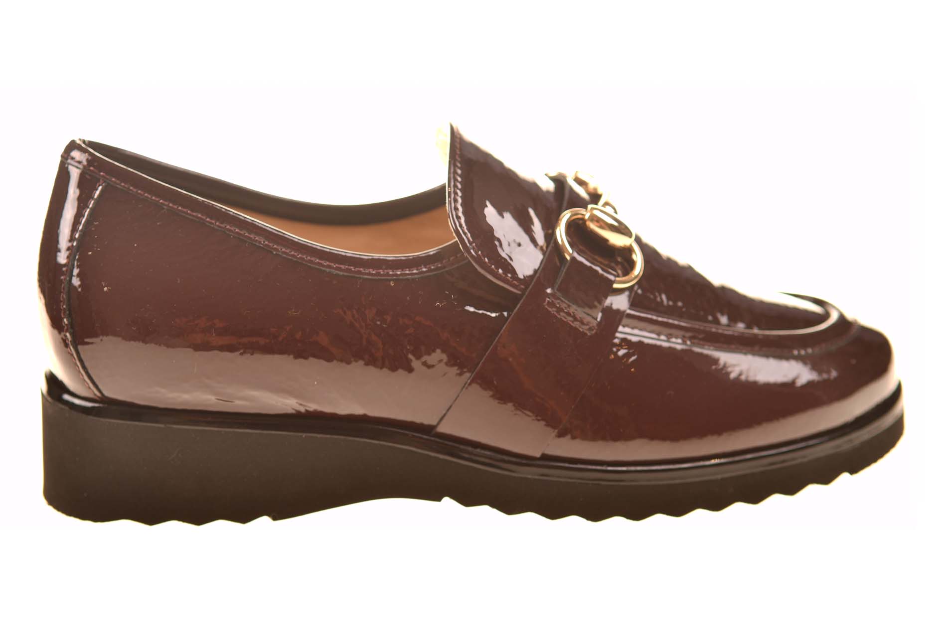 Hassia loafer bordeaux lak