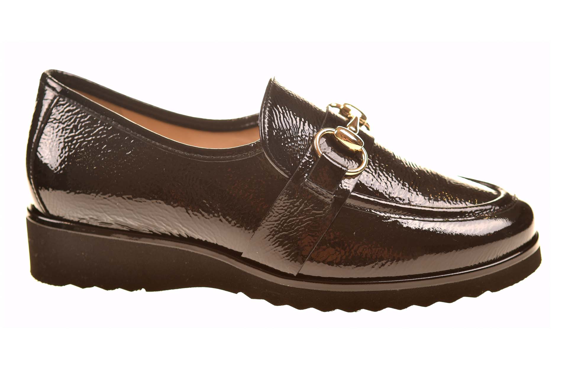 Hassia loafer zwart lak