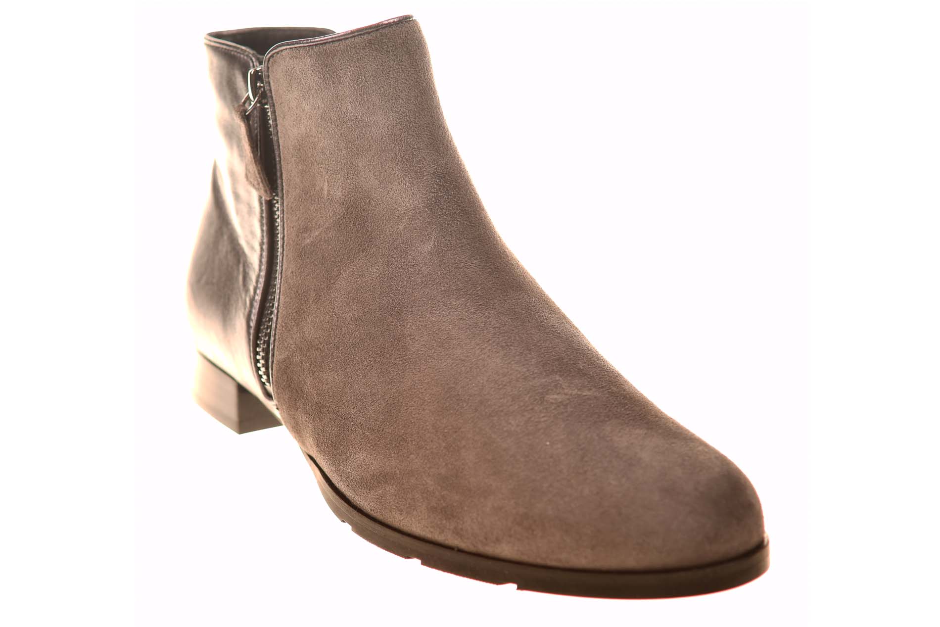 Hassia enkellaarsje antraciet suede en leer - Afbeelding 2