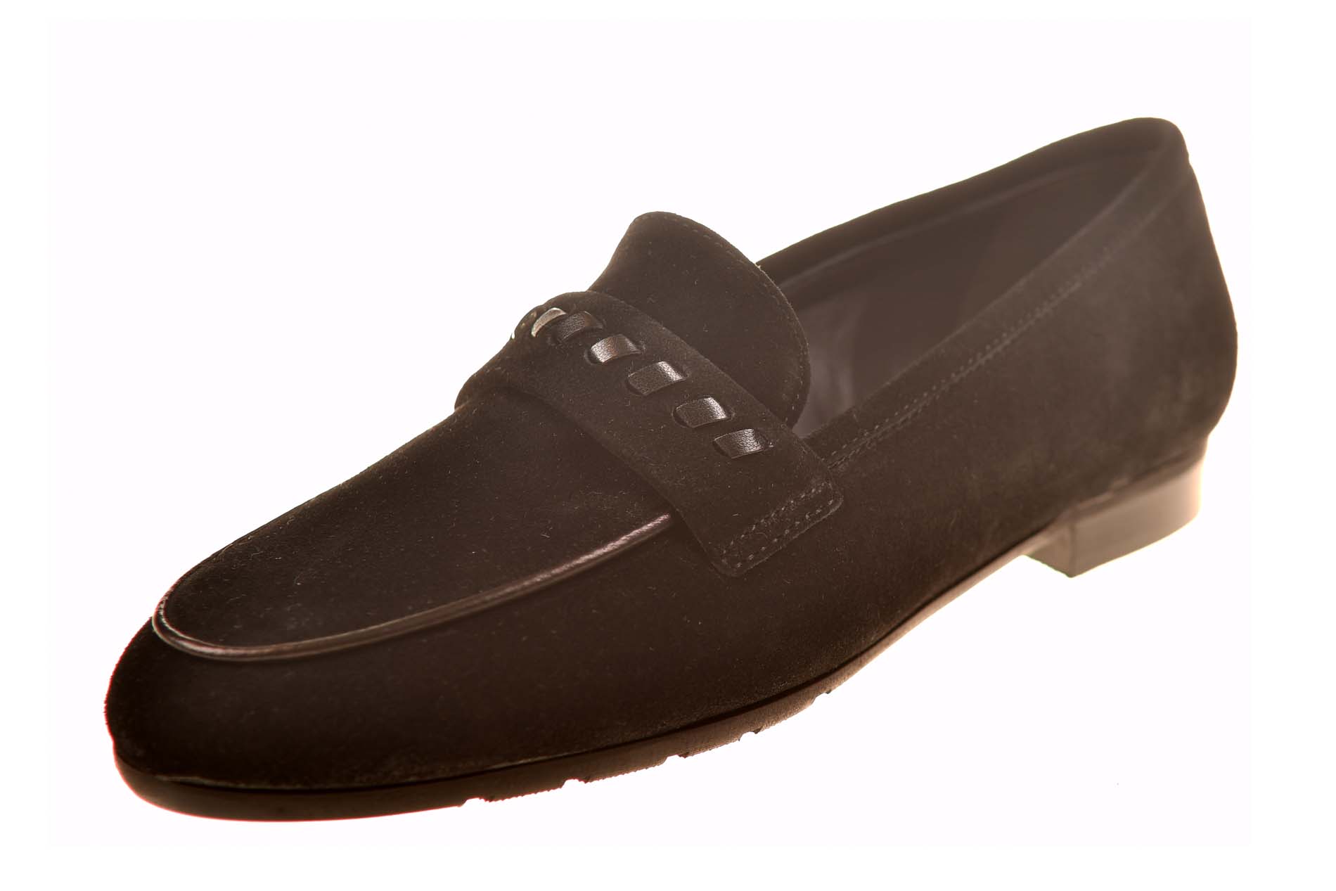 Paulette loafer zwart suede - Afbeelding 2