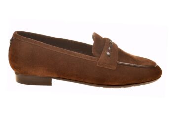 Paulette loafer bruin suede