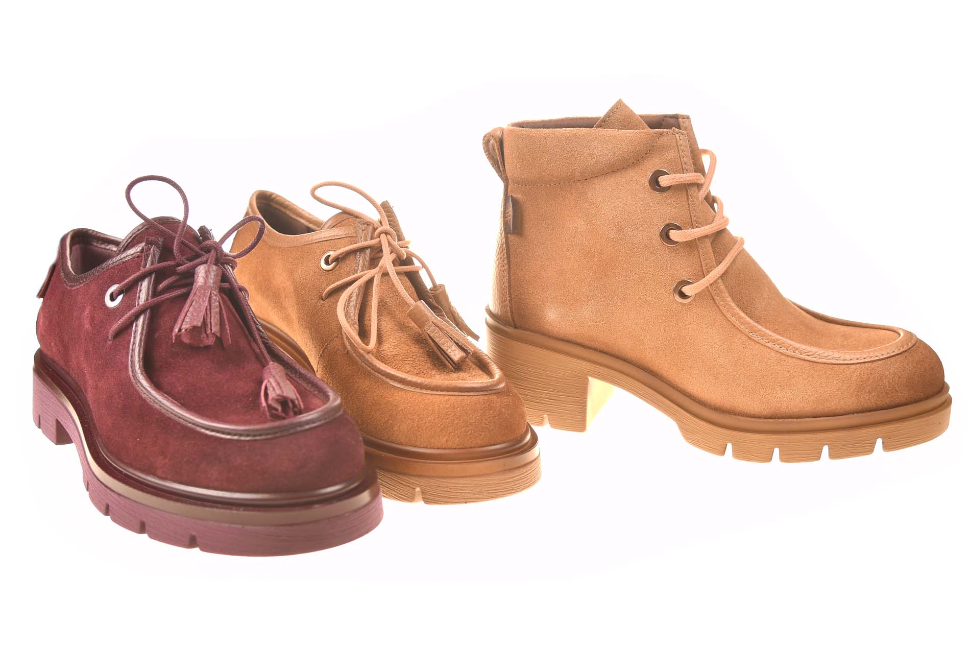 Hispanitas veterschoen bordeaux suede - Afbeelding 4
