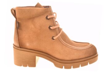Hispanitas halfhoge veterboot cognac suede