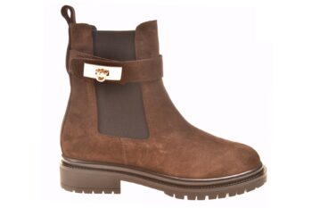 San Rossini chealseaboot bruin suede met gesp