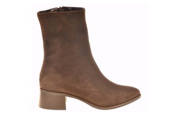 Emia enkellaarsje bruin suede