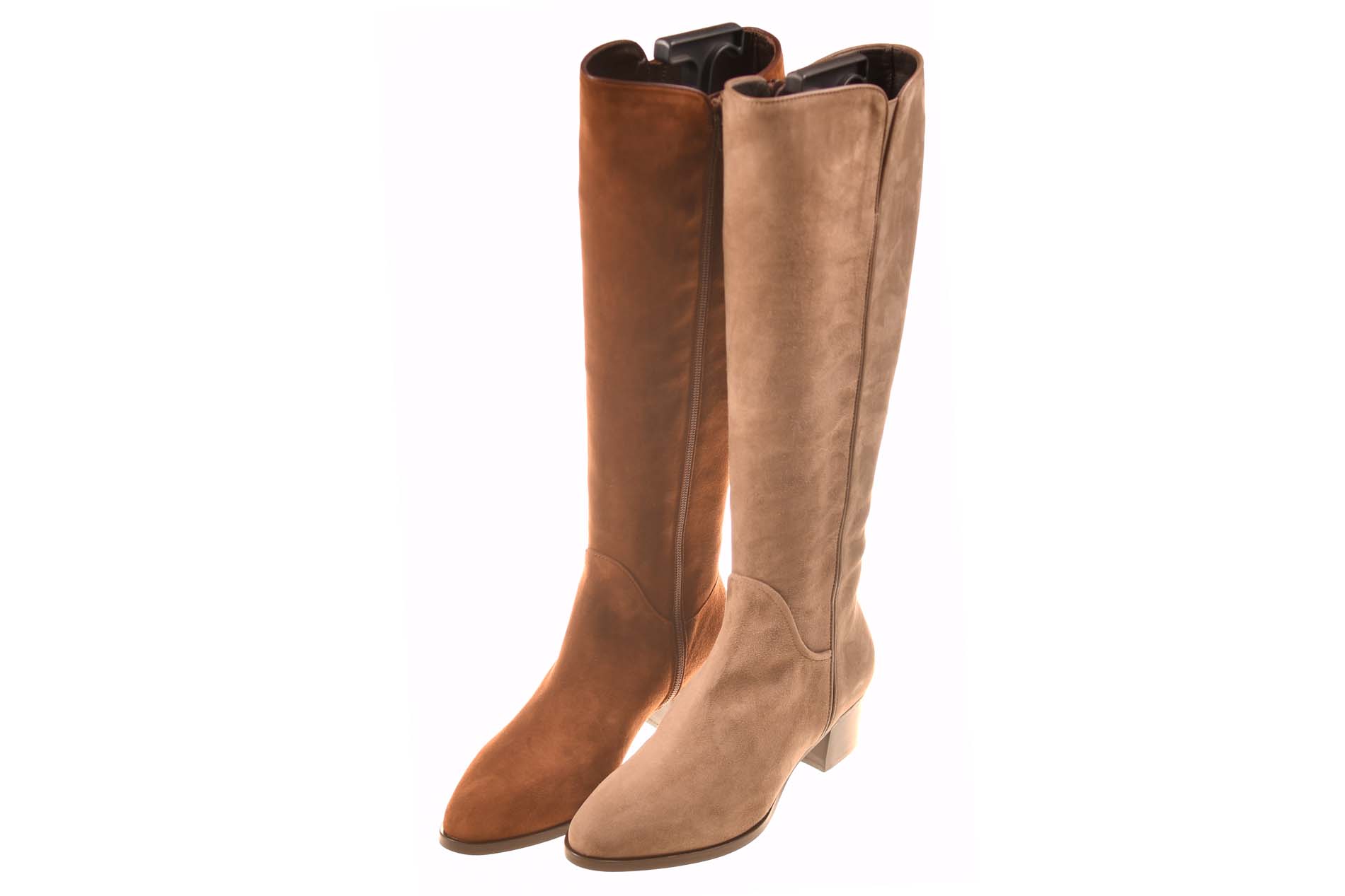 Nalini lange laars cognac suede - Afbeelding 2